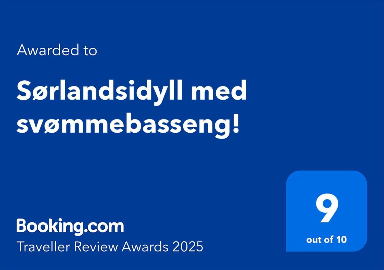 Apartmán Sorlandsidyll Med Svommebasseng! Kristiansand Exteriér fotografie